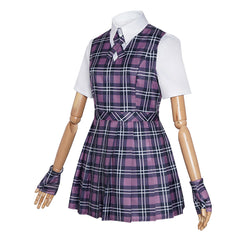 Cosplay Costume Tegan Coven Academy(2026) TV Cosplay Unifrome Violet Femme