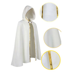 Cosplay Costume Temenos Mistral Octopath Traveler Jeu Cosplay Cape Blanche Homme