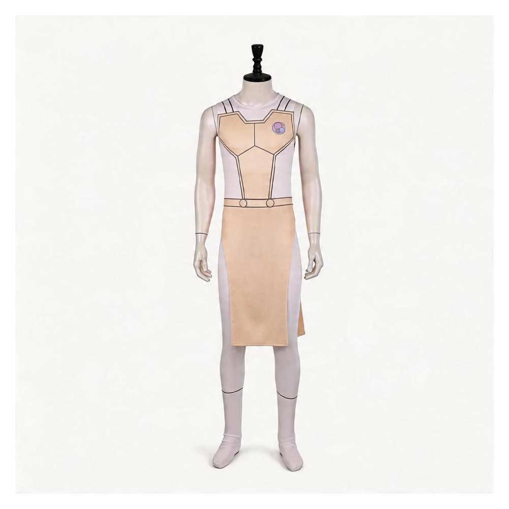 Cosplay Costume Thaedus Invincible 4(2026) TV Cosplay Combinaison Beige Homme