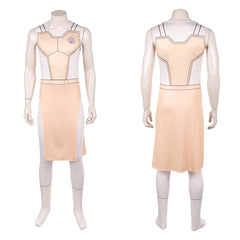Cosplay Costume Thaedus Invincible 4(2026) TV Cosplay Combinaison Orange Claire Homme