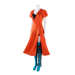 Cosplay Costume The Bride Frankenstein Film Cosplay Tenue Orange et Bleue Femme