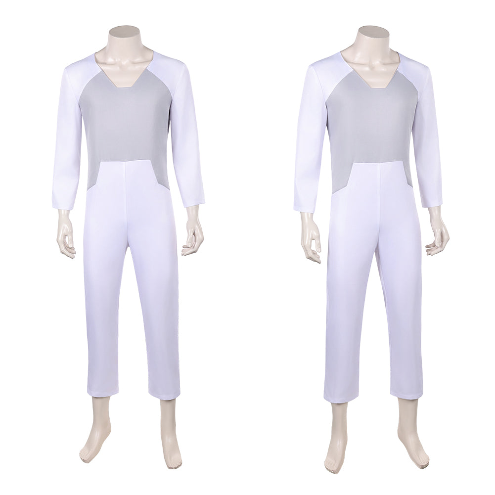 Cosplay Costume Thragg Invincible 4(2026) TV Cosplay Combinaison Blanche Homme