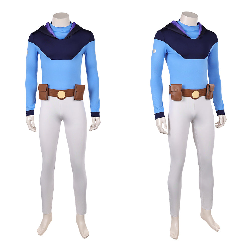 Cosplay Costume Thragg Invincible 4(2026) TV Cosplay Tenue Bleue et Blanche Homme