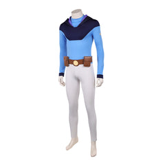 Cosplay Costume Thragg Invincible 4(2026) TV Cosplay Tenue Bleue et Blanche Homme