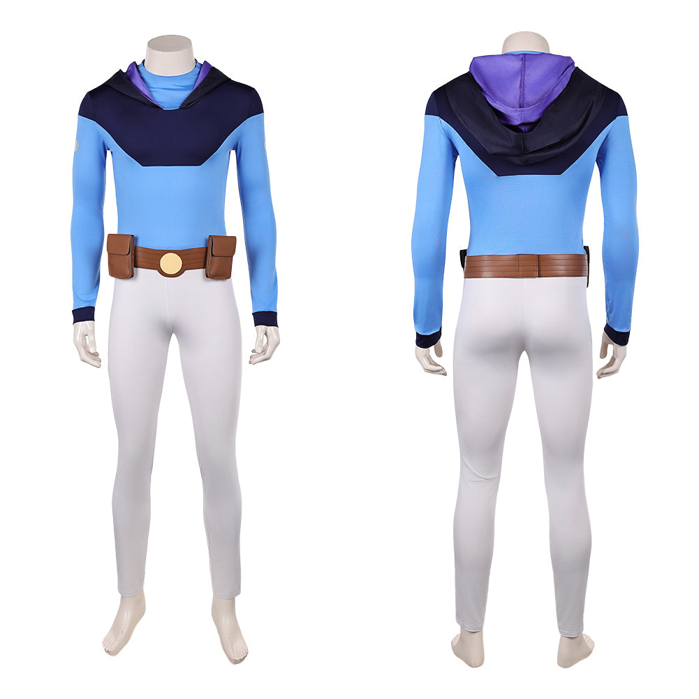 Cosplay Costume Thragg Invincible 4(2026) TV Cosplay Tenue Bleue et Blanche Homme