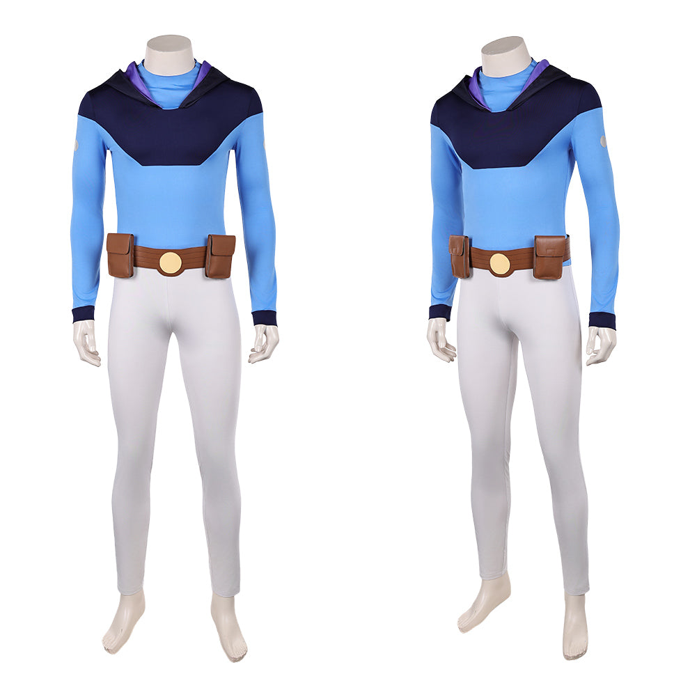 Cosplay Costume Thragg Invincible 4(2026) TV Cosplay Tenue Bleue et Blanche Homme