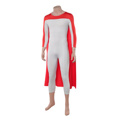 Cosplay Costume Thragg Invincible 4(2026) TV Cosplay Tenue Rouge et Grise Homme
