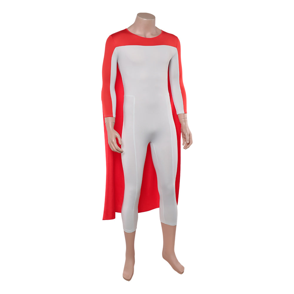 Cosplay Costume Thragg Invincible 4(2026) TV Cosplay Tenue Rouge et Grise Homme