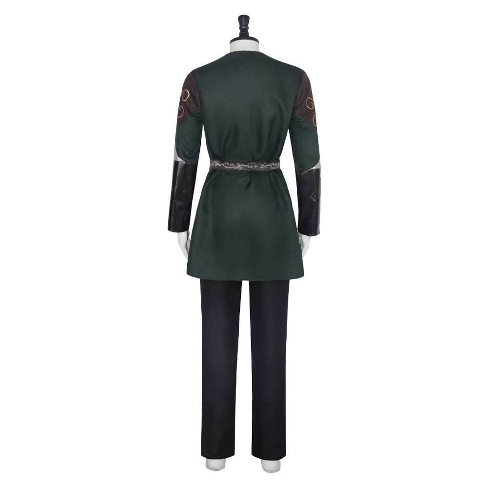 Cosplay Costume Thranduil The Lord of the Rings Film Cosplay Tenue Vert Foncé Homme