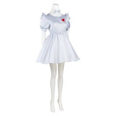 Cosplay Costume Tin Man Le Magicien d'Oz Film Cosplay Robe Argentée Femme
