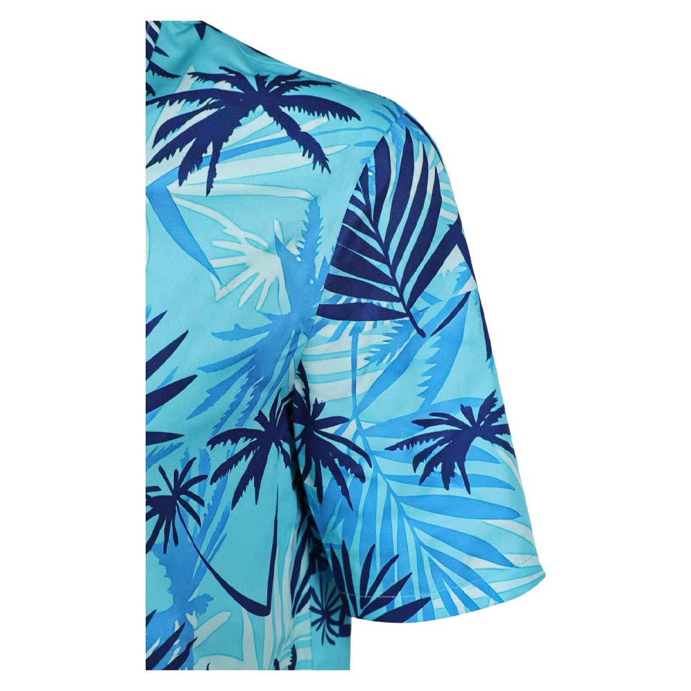 Cosplay Costume Tommy Vercetti GTA(2026) Jeu Cosplay Chemise Hawaïenne Bleue Homme
