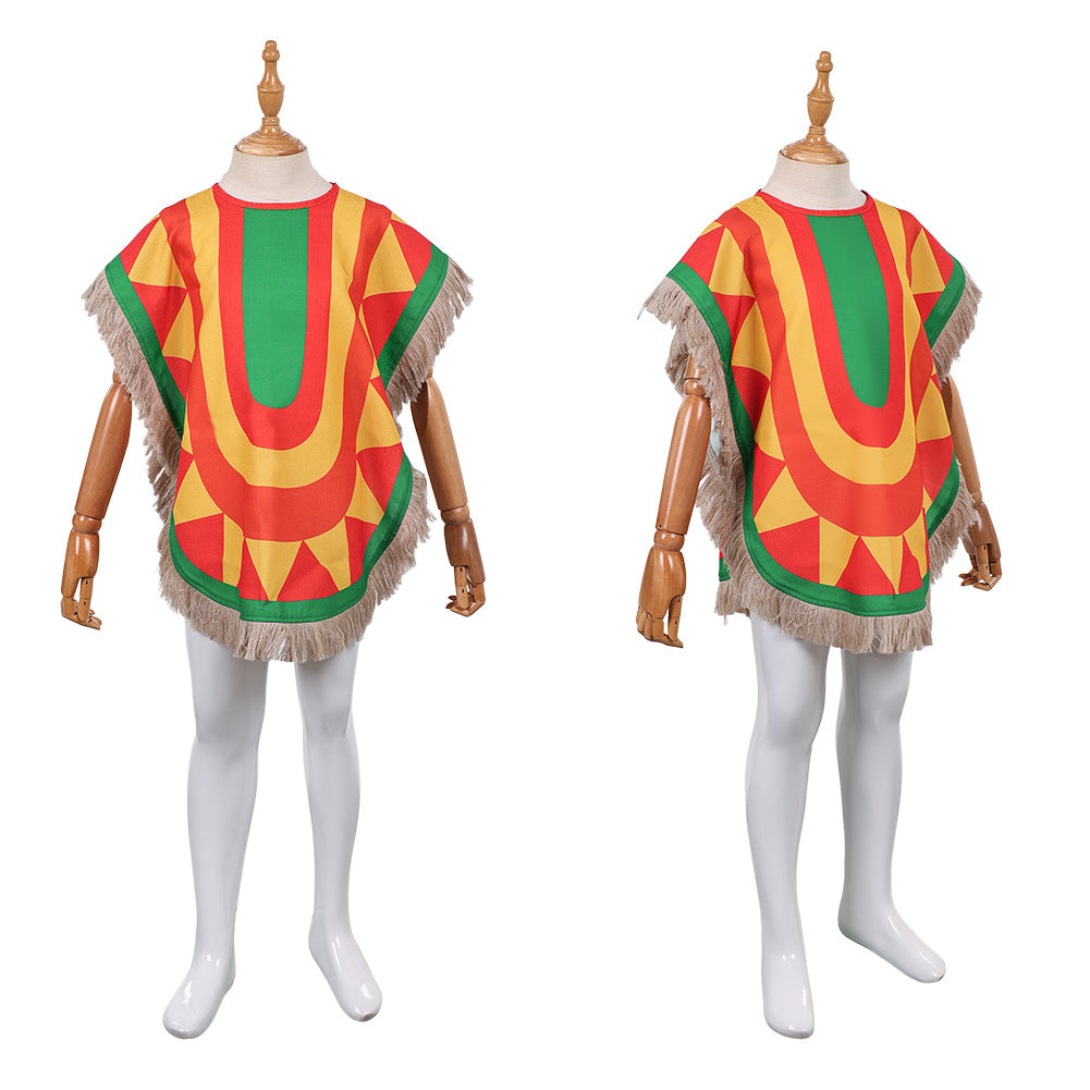 Cosplay Costume Tostarena The Super Mario Galaxy Movie(2026) Film Cosplay Cape Verte Enfant
