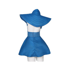 Cosplay Costume Toxic MV Cosplay Robe Bleue Femme