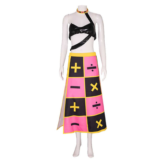 Cosplay Costume Trish Una JJBA 7(2026) Anime Cosplay Tenue Rose Femme