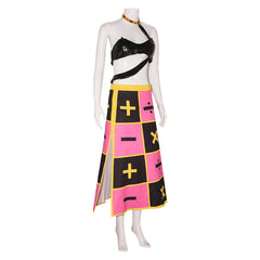 Cosplay Costume Trish Una JJBA 7(2026) Anime Cosplay Tenue Rose Femme
