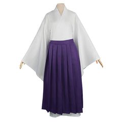 Cosplay Costume Uraume Anime Cosplay Tenue Blanche et Noire Femme