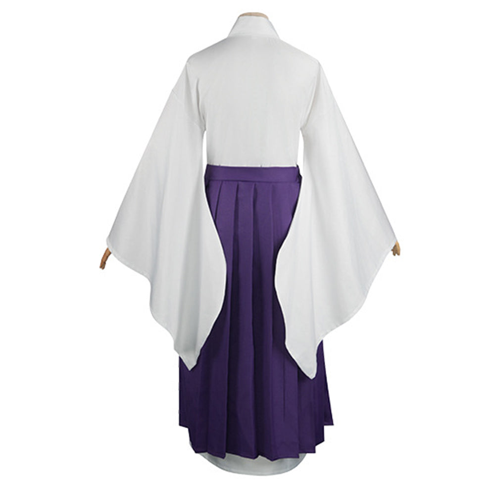 Cosplay Costume Uraume Anime Cosplay Tenue Blanche et Noire Femme