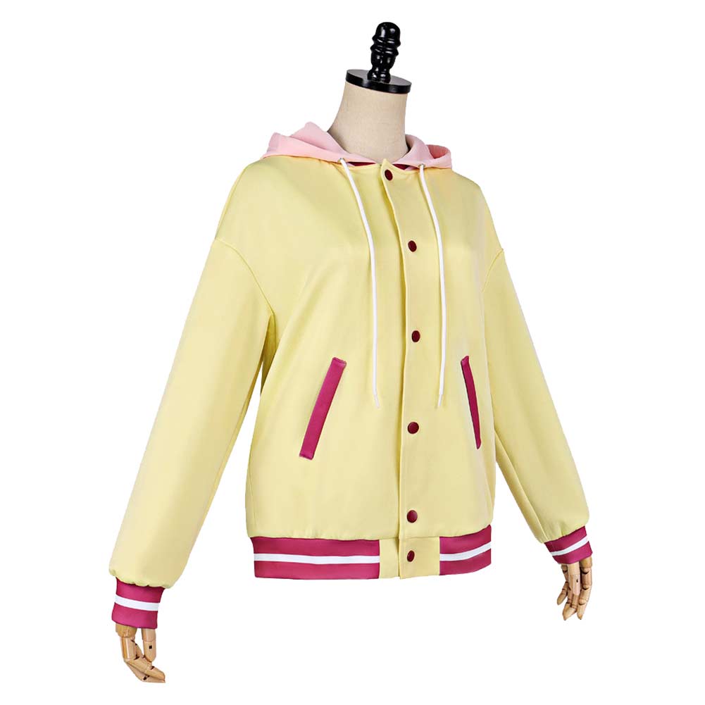 Cosplay Costume Ureshino Shiori Marriage Toxin(2026) Anime Cosplay Sweat-Shirt Jaune Femme