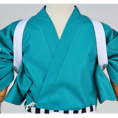 Cosplay Costume Usopp One Piece Wano Country Arc Anime Cosplay Tenue Bleue Homme