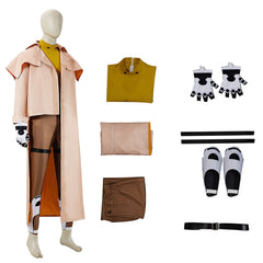Cosplay Costume Venture Overwatch Jeu Cosplay Tenue Beige Homme