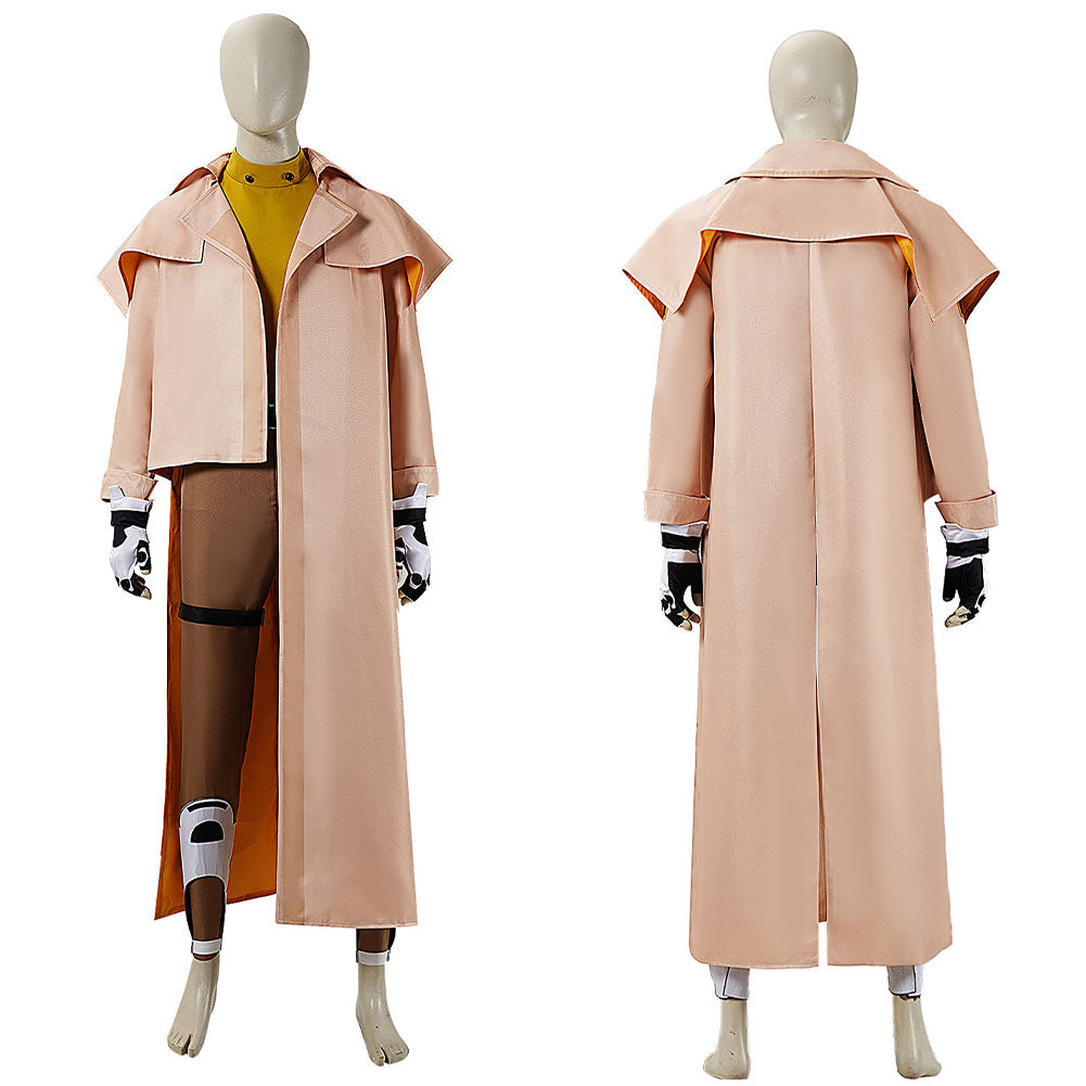 Cosplay Costume Venture Overwatch Jeu Cosplay Tenue Beige Homme