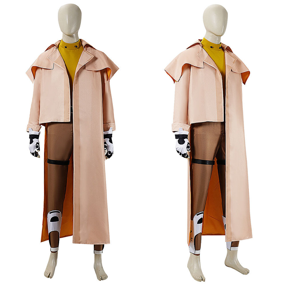 Cosplay Costume Venture Overwatch Jeu Cosplay Tenue Beige Homme