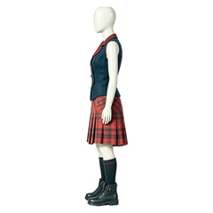 Cosplay Costume Venus Nova Ray Gunn(2026) Film Cosplay Tenue Rouge et Verte Femme