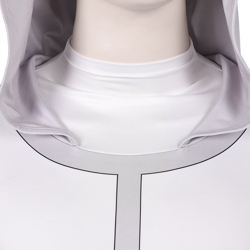 Cosplay Costume Viltrumite Council Invincible 4(2026) Combinaison Blanche et Grise Homme