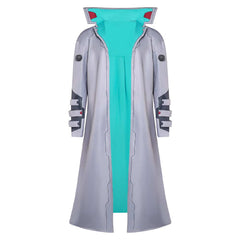 Cosplay Costume Weak Kingsley Cyberpunk: Edgerunners 2(2026) TV Cosplay Veste Grise et Bleue Homme