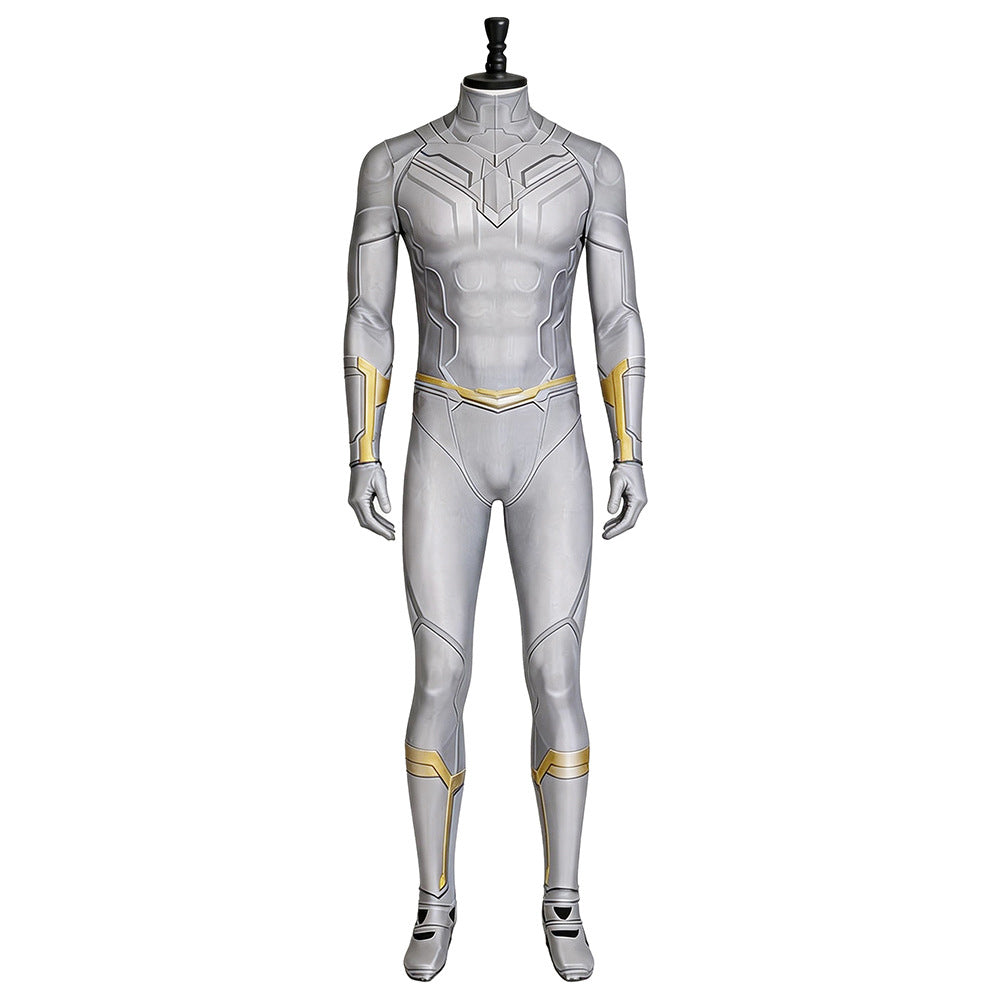 Cosplay Costume White Vision VisionQuest(2026) TV Cosplay Combinaison Argentée Homme