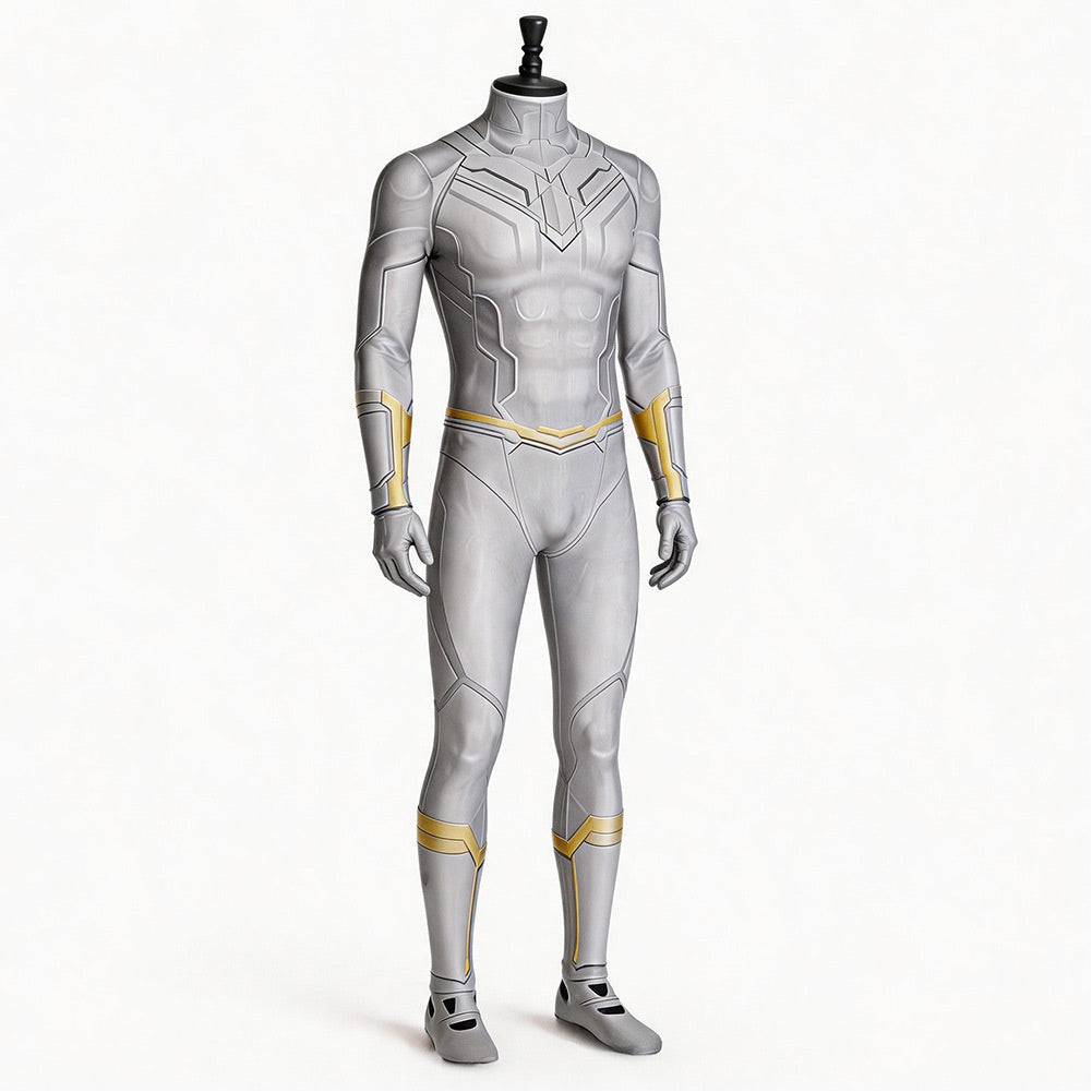 Cosplay Costume White Vision VisionQuest(2026) TV Cosplay Combinaison Argentée Homme