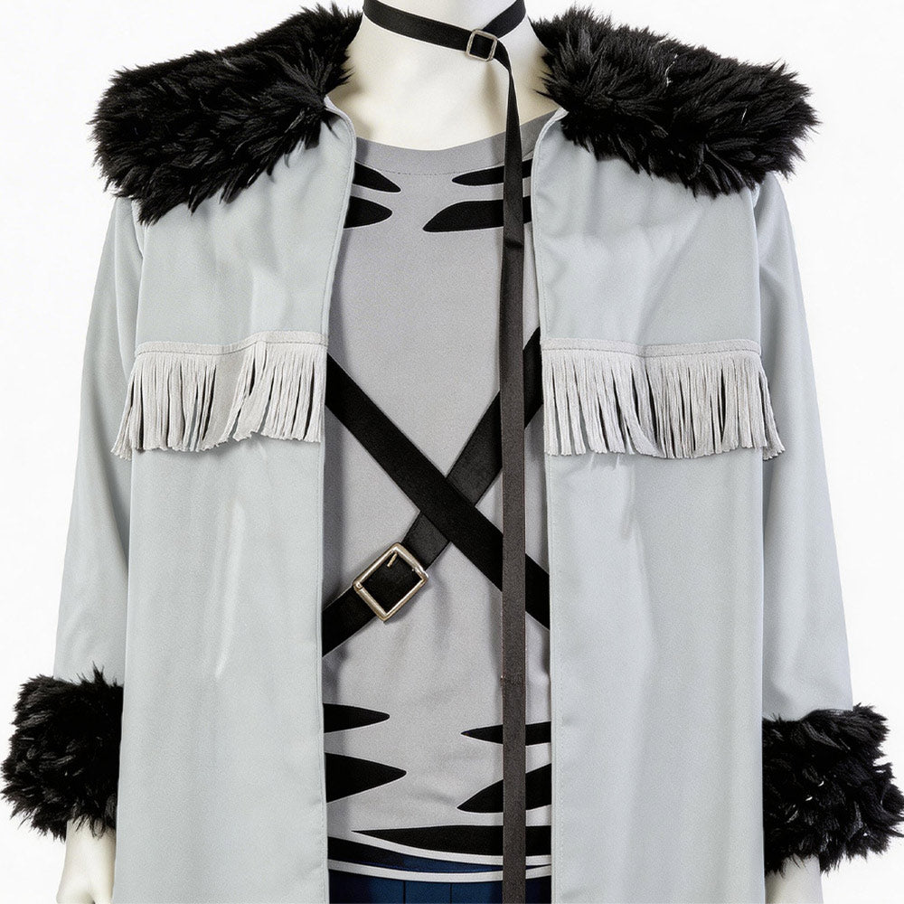 Cosplay Costume Wirbel Sousou no Frieren(2026) Anime Cosplay Tenue Grise Homme