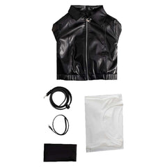 Cosplay Costume Yamada Smoking Behind the Supermarket with You(2026) Anime Cosplay Tenue Blanche et Noire Femme