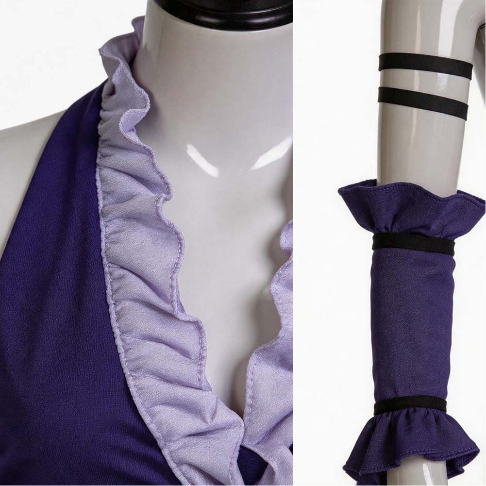Cosplay Costume Yuna Final Fantasy Re: Resonance(2026) Jeu Cosplay Tenue Violette Femme