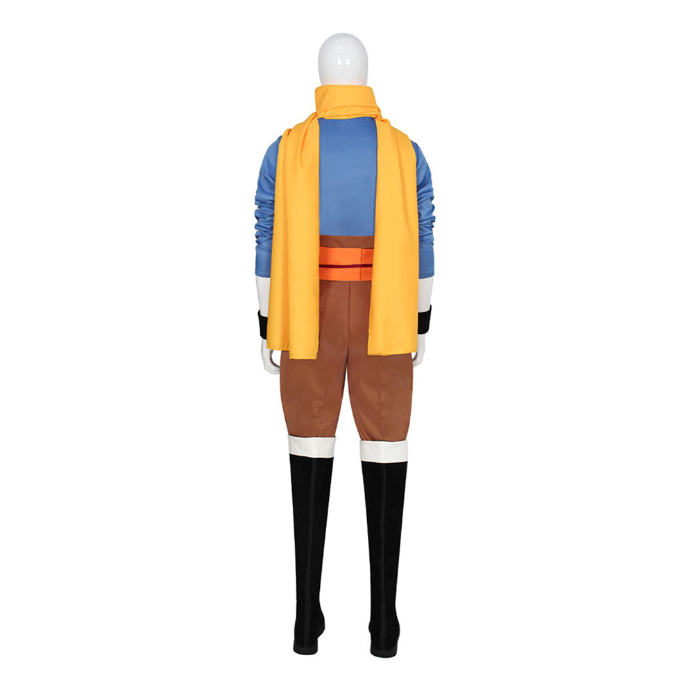 Cosplay Costume Yuru The Pair of the Underworld(2026) Anime Cosplay Tenue Bleue et Jaune Homme