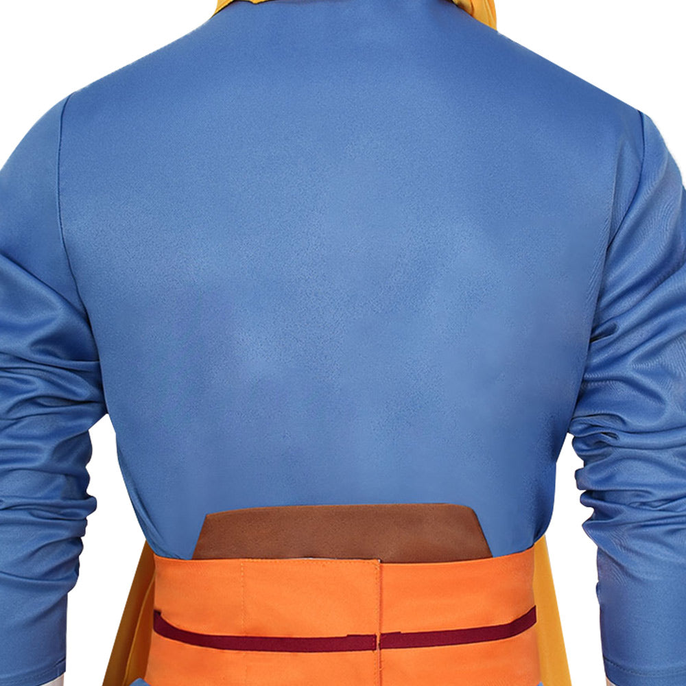 Cosplay Costume Yuru The Pair of the Underworld(2026) Anime Cosplay Tenue Bleue et Jaune Homme