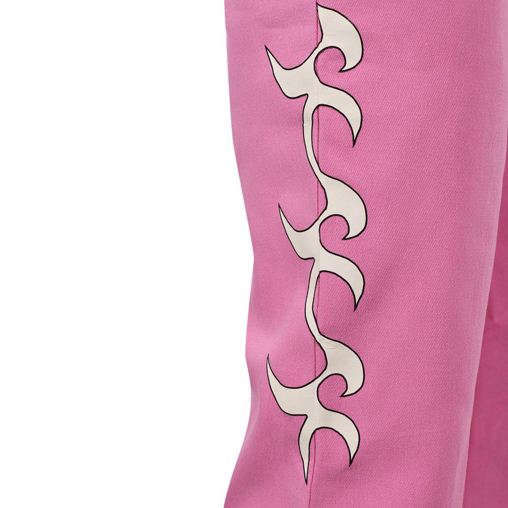 Cosplay Costume Zoro One Piece Live Action 2(2026) TV Cosplay Tenue Bleue et Rose Homme