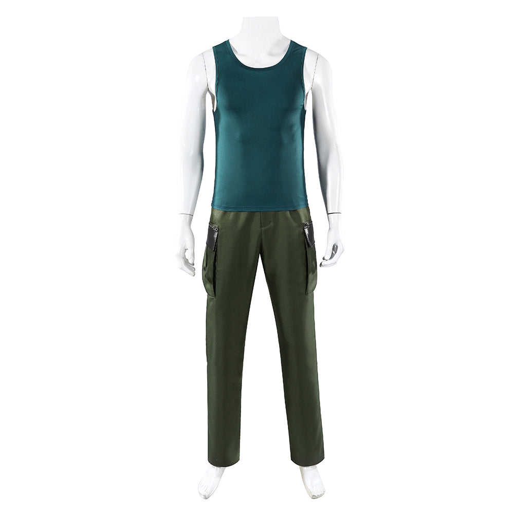 Cosplay Costume Zorro One Piece Live Action 2(2026) TV Cosplay Tenue Bleue Homme
