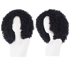 Cosplay Perruque Brook One Piece Thriller Bark Arc Anime Perruque Noire Homme