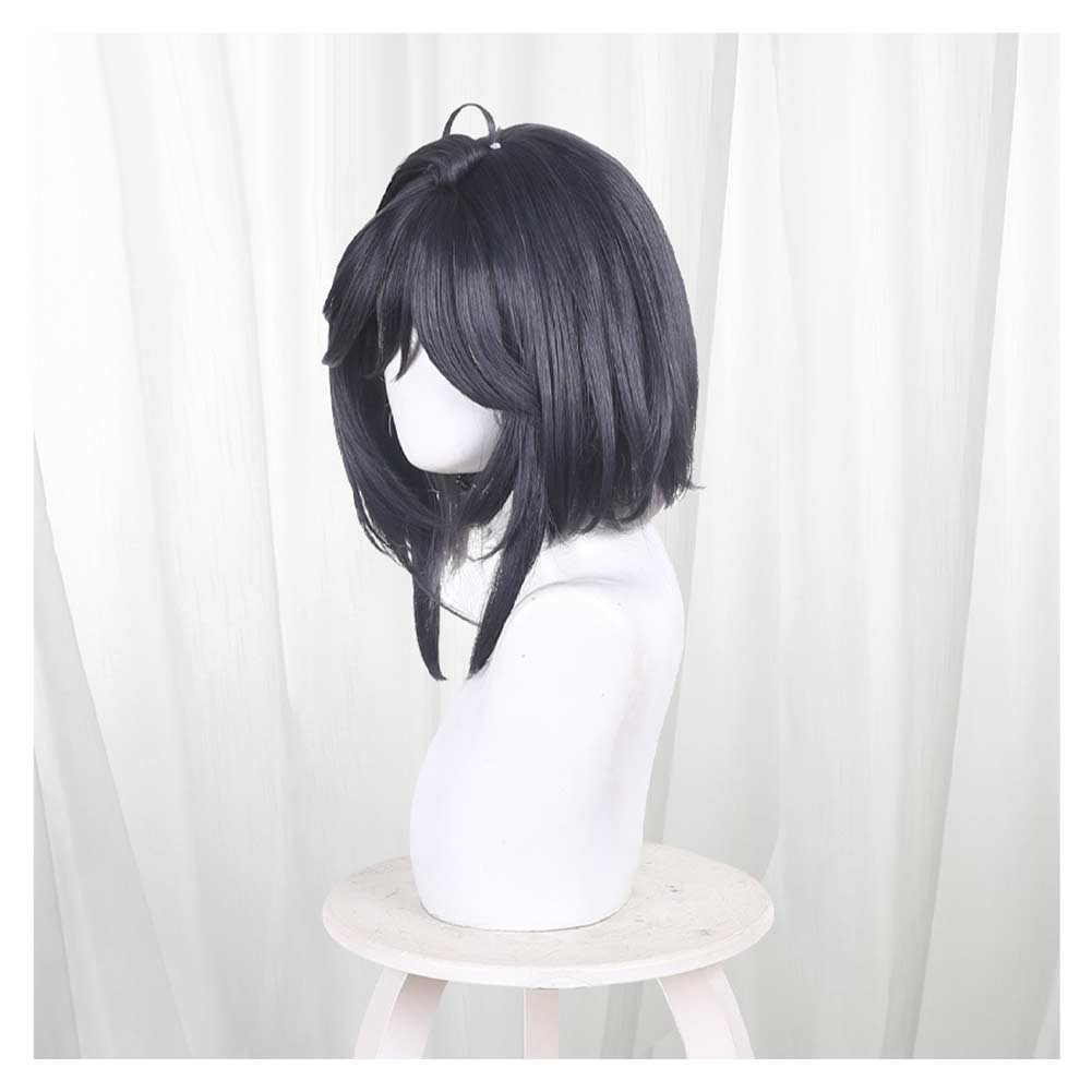 Cosplay Perruque Sapphire The Ribbon Hero(2026) Anime Perruque Noire Femme