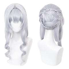 Cosplay Perruque The Tsaritsa Genshin Impact Jeu Perruque Argentée Femme