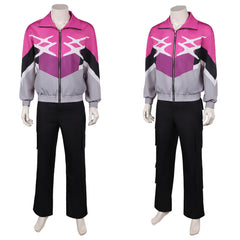 Crime 101(2026) Ormon Tenue Noire et Rose Cosplay Costume