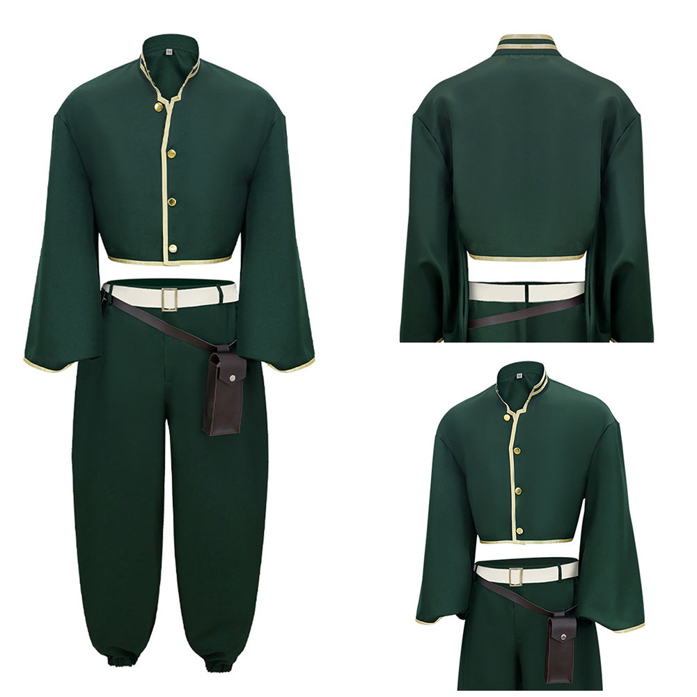 Dead Account Souji Enishiro Tenue Verte Cosplay Costume