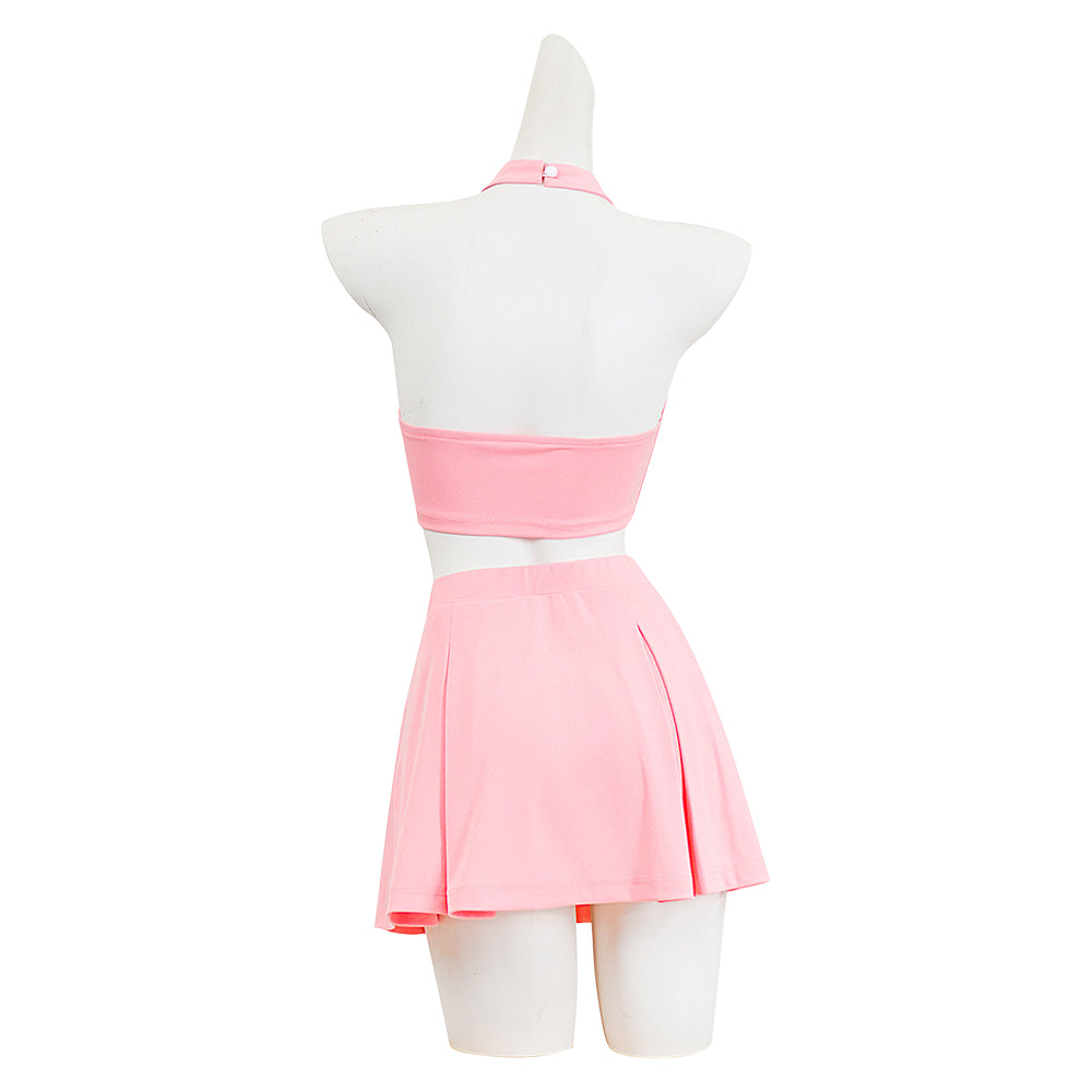 Death Note Misa Amane Tenue Rose Cosplay Costume