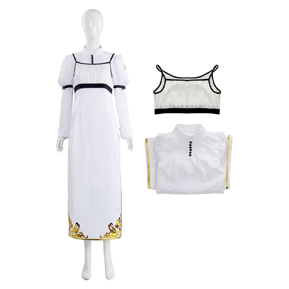 Devil May Cry 4 Kyrie Robe Blanche Cosplay Costume