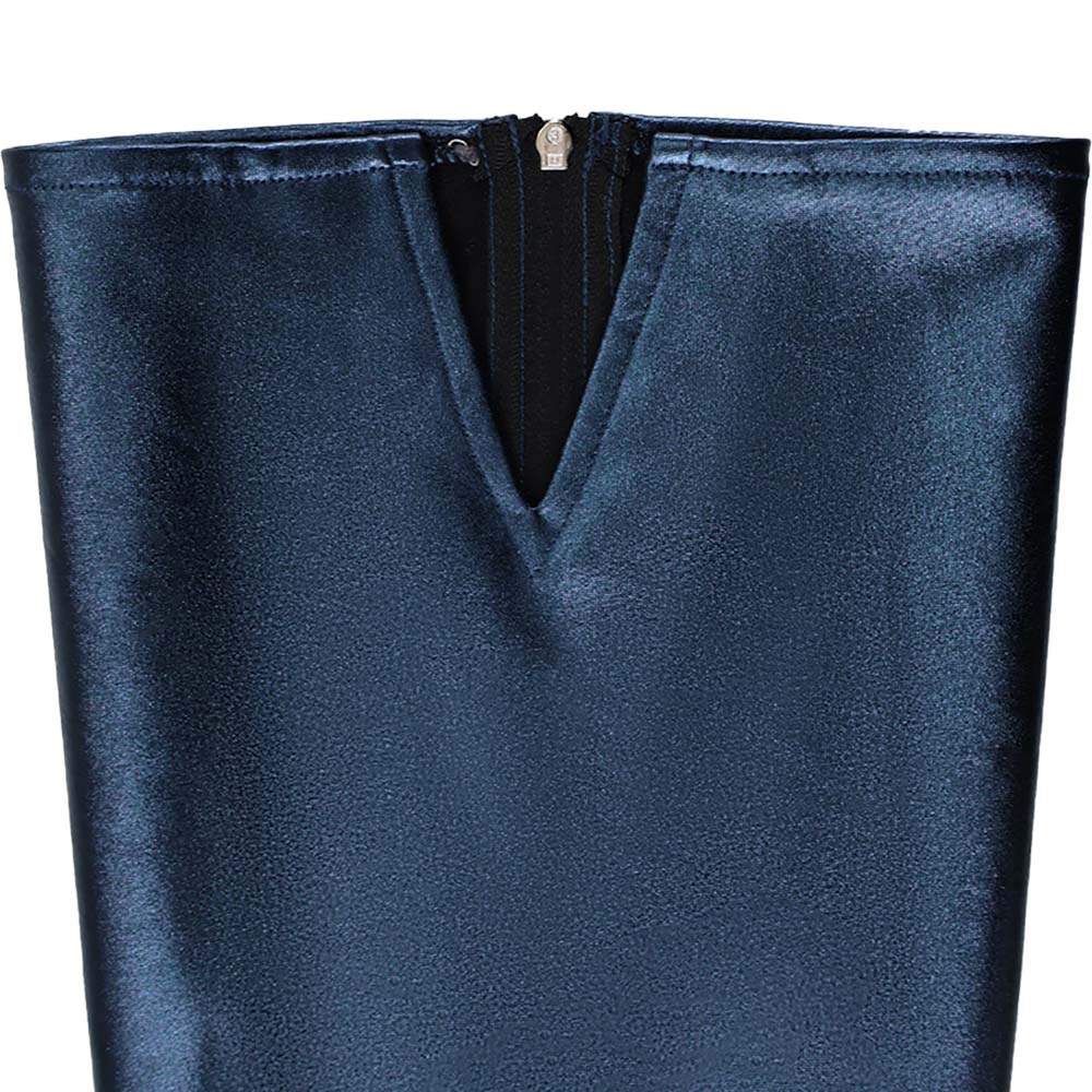 Dispatch Blazer Tenue Jaune et Bleue avec Masque pour Yeux Cosplay Costume