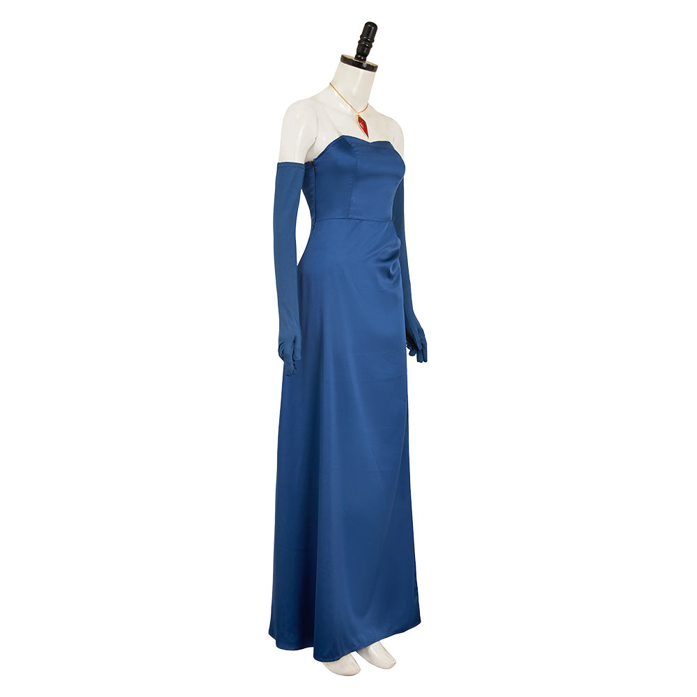 Dispatch(2025) Blazer Robe Bleue Cosplay Costume