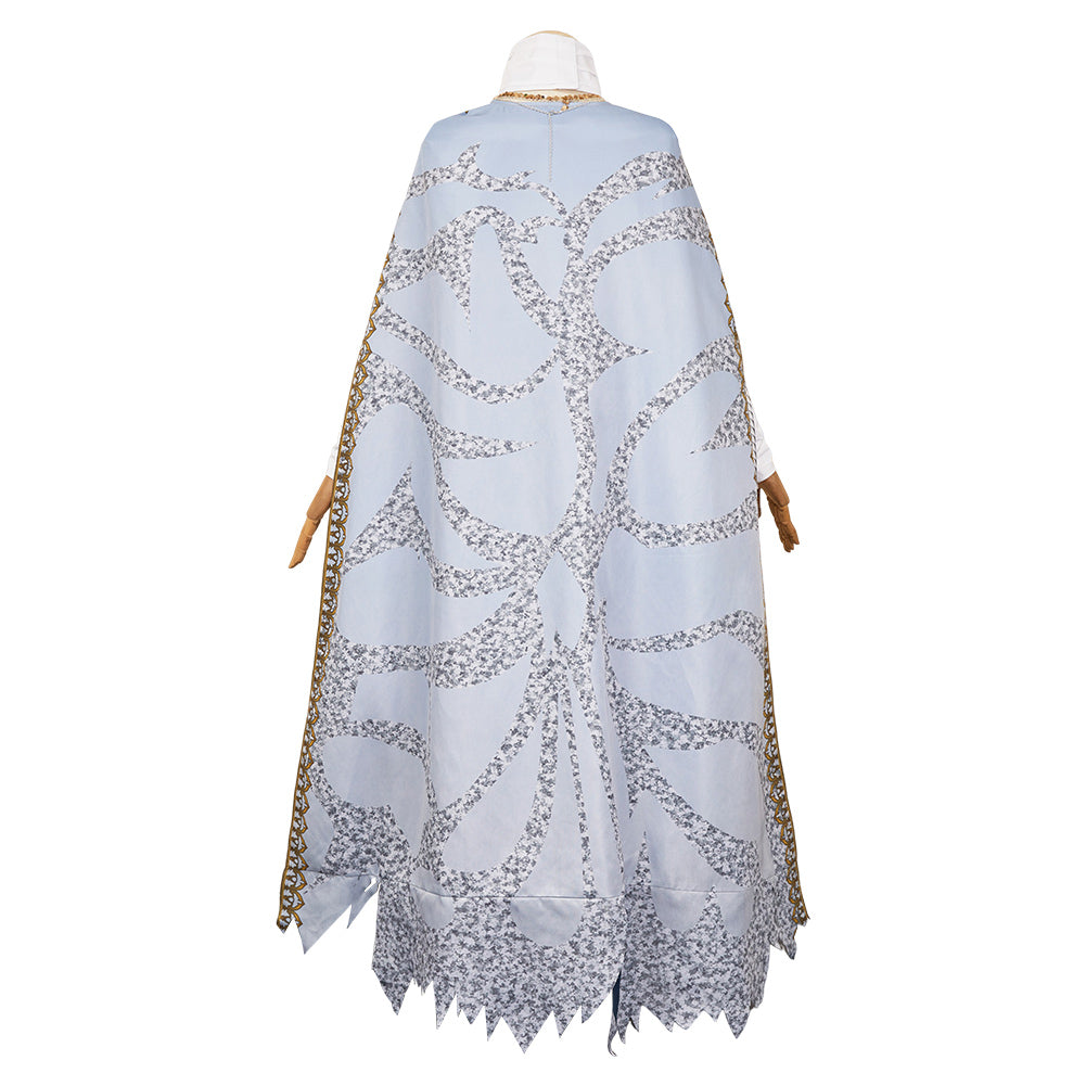 Elden Ring Nightreign(2025) Revenant Tenue Blanche et Bleue Cosplay Costume