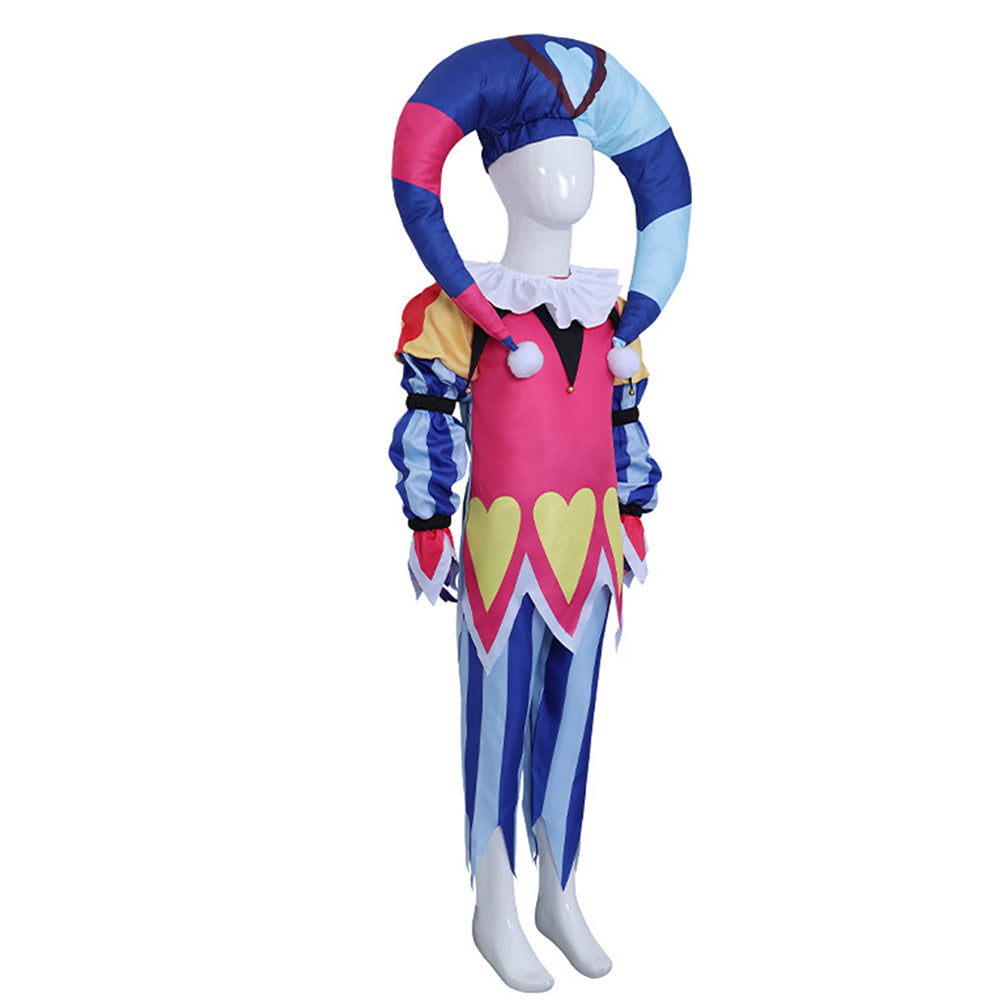 Enfant Helluva Boss Fizzarolli Tenue de Clown Cosplay Costume
