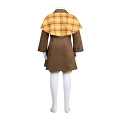Enfant Jeu Princess Peach: Showtime!(2024) Détective Peach Cosplay Costume